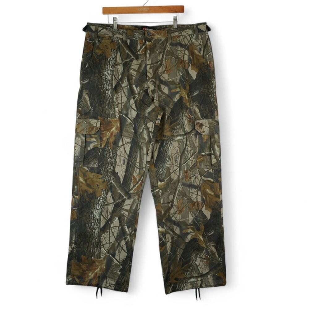 Outfitters Ridge Camo Cargo Pants Mens XL (40-42) Hunting Realtree Hardwoods‎